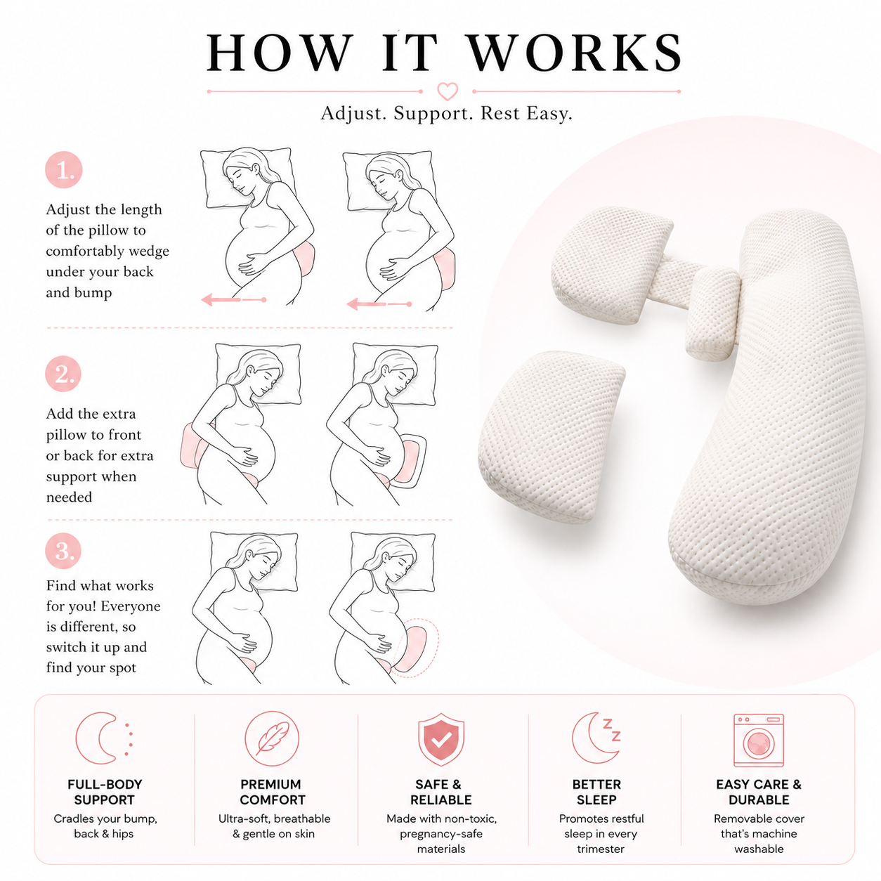 Felocci Pregnancy Pillow
