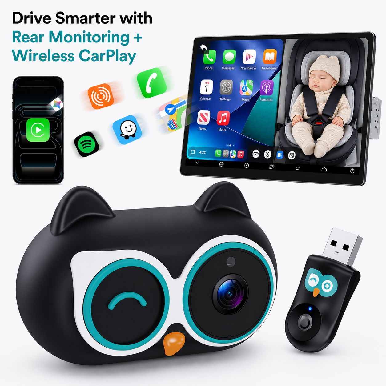 Baby Car Camera for Backseat