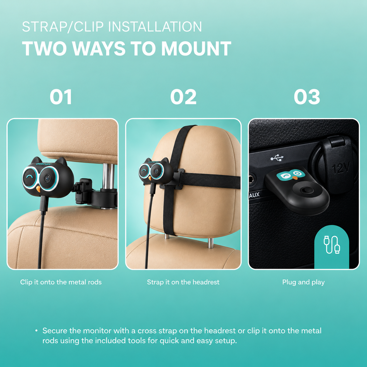 Baby Car Camera for Backseat