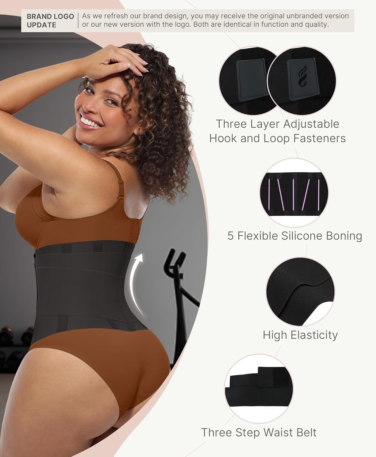 Waist Trainer Belt Waist Cincher Trimmer Ab Belt Tummy Control Body Shaper with Triple Wrap Women and Men